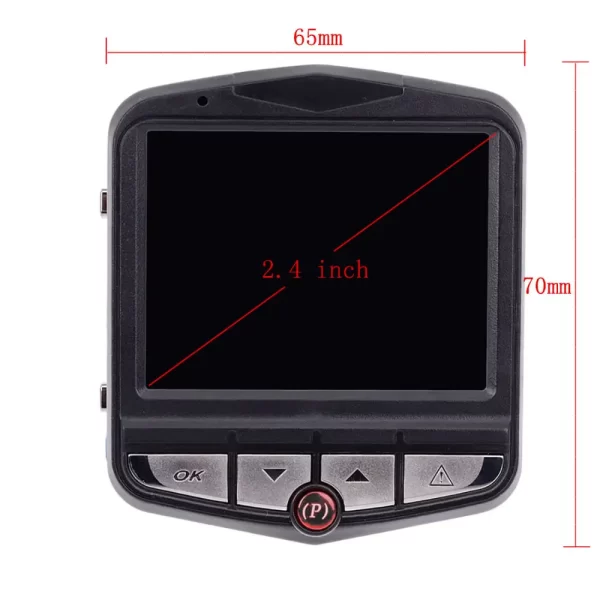 Single Lens Dash Cam 1080p HD, 170° Wide View, 2.4” Screen - Image 4